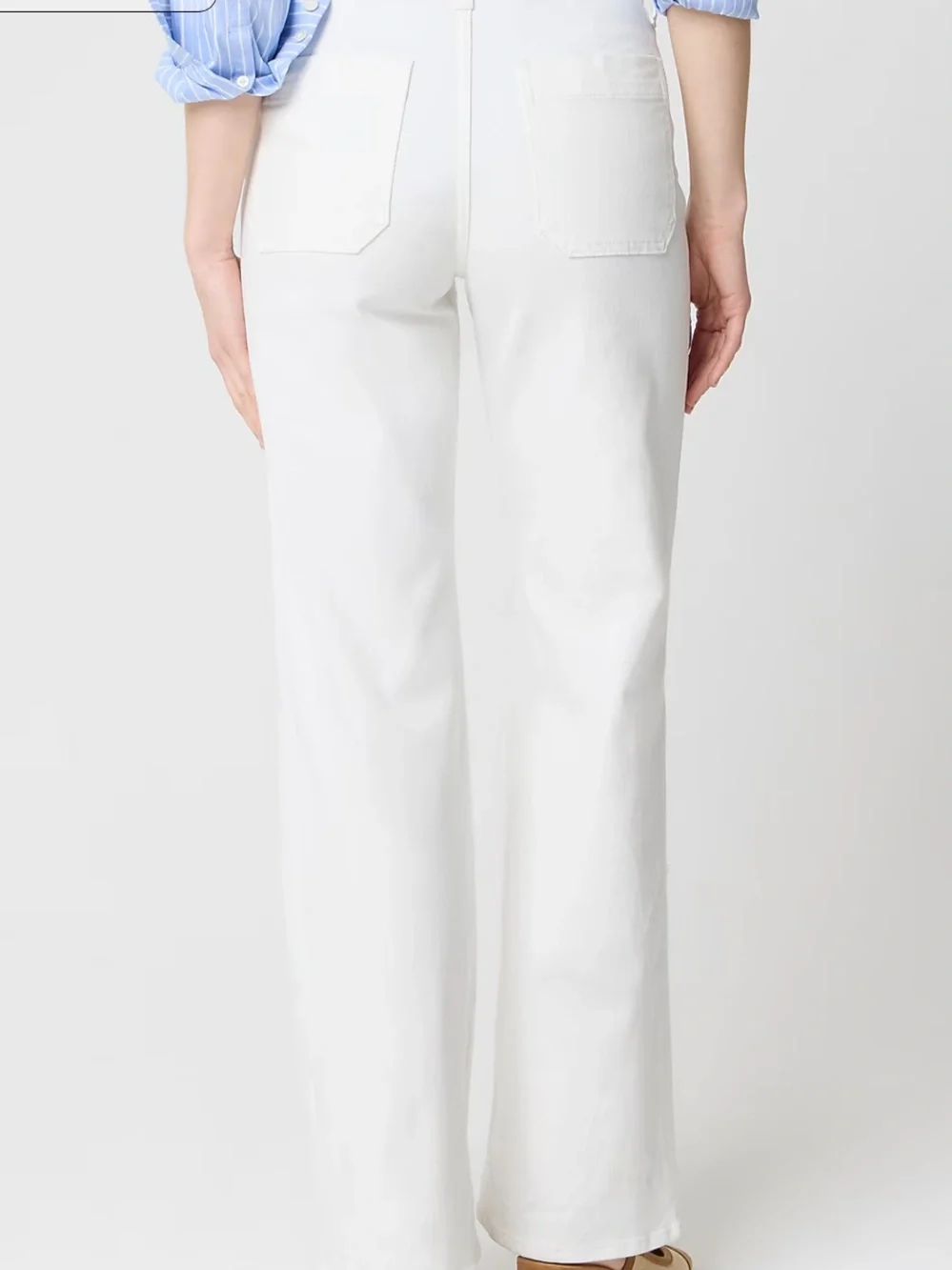 J. Crew Factory Slim wide-leg Sailor jean in all-day stretch